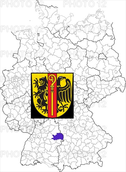 Ostalbkreis district in Baden-Wuerttemberg