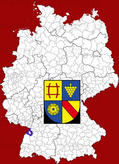 County of Rastatt in Baden-Wuerttemberg