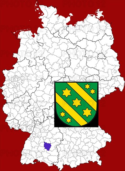 County of Reutlingen in Baden-Wuerttemberg