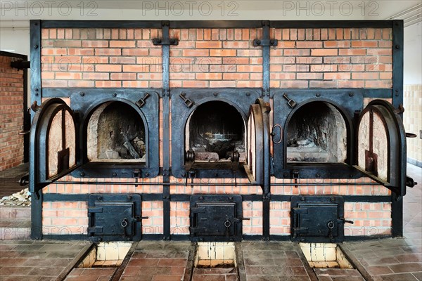 Incinerator in the crematorium of the camp