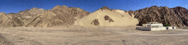 Sand dune and rocks