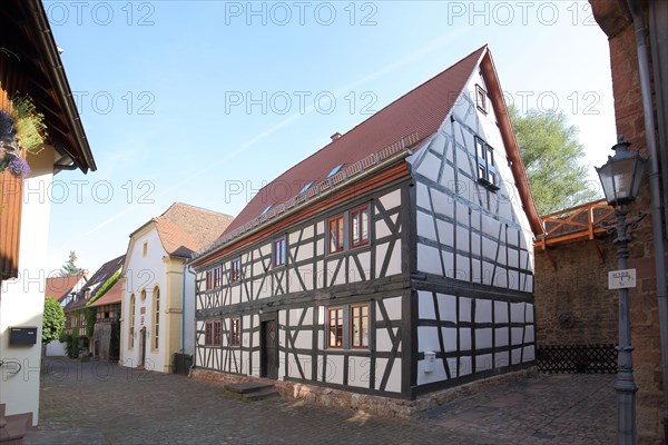 Wehrmannshaus and Jewish synagogue in Michelstadt