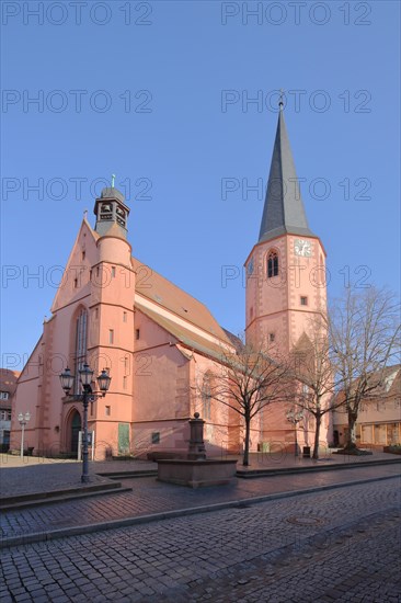 Late Gothic town church in Michelstadt in the Odenwald