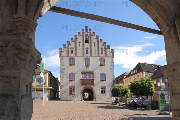 Neo-Gothic town hall in Hammelburg