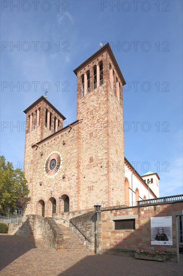 Classicist St. George's Church in Bensheim