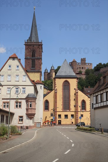 Late Gothic collegiate church and castle in Wertheim