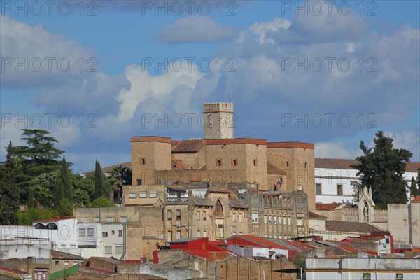 View of Alcazaba with Museo Arqueologico Provincial in Badajoz