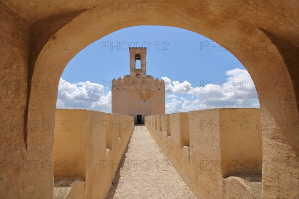 Torre de Espantaperros at the Alcazaba city fortifications in Badajoz