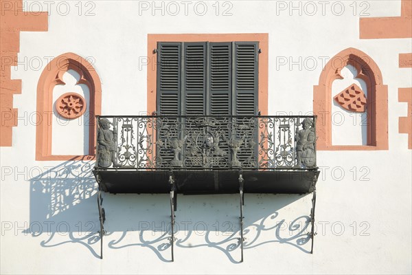 Balcony from the Martinstor at Montrichard Square in Eltville