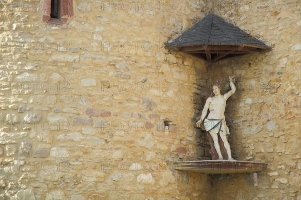 Saint Sebastian at the Sebastian Tower