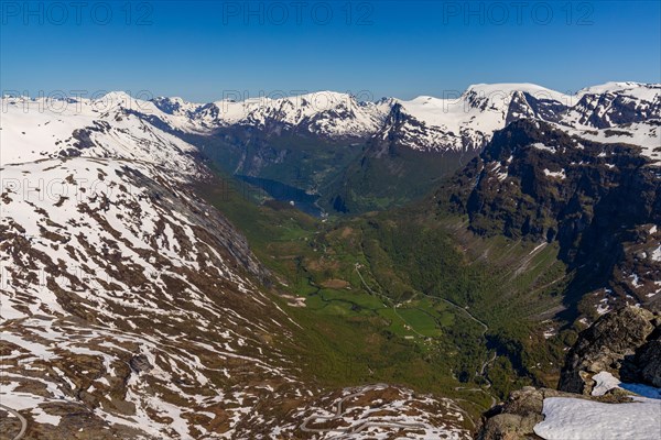 View from Dalsniba viewpoint over Geiranger