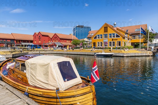 Waterfront in the harbour of Kristiansand