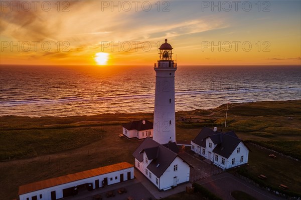 Evening atmosphere at Hirtshals lighthouse