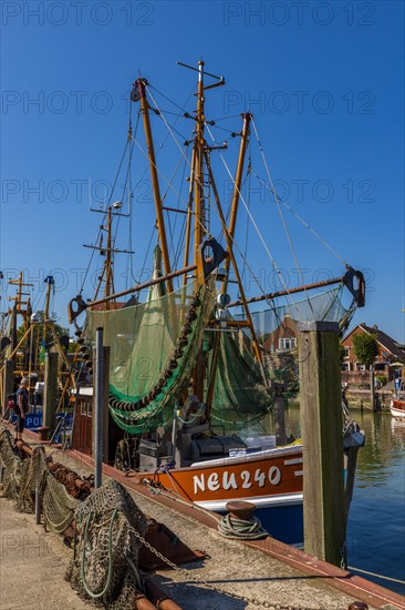 Harbour with cutters in Neuharlingersiel