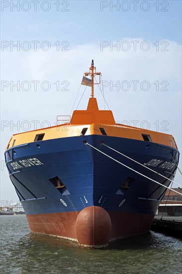 Bow of the cargo ship Jork Rover