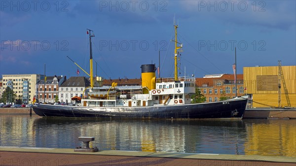 Icebreaker Whale at the pier of the New Harbour