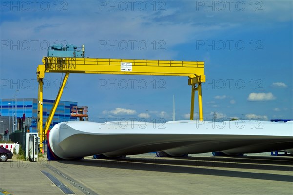 Loading of rotor blades at the company Power Blades