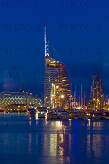 Ships in the harbour on the occasion of the Sail