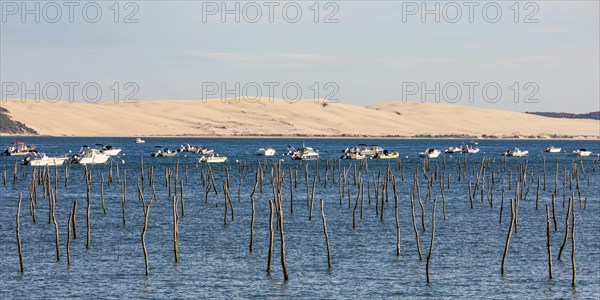 Boats off Cap Ferret