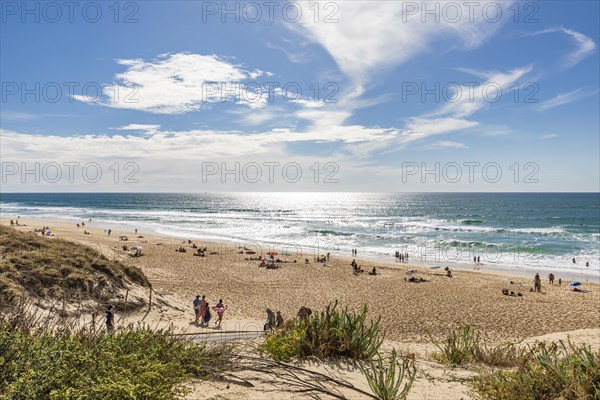 People on the beach of Cap Ferret