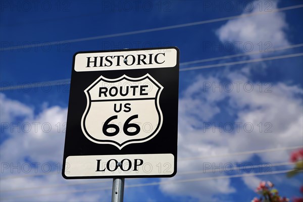 Sign in Seligman on historic Route 66 in the Wild West. Seligman