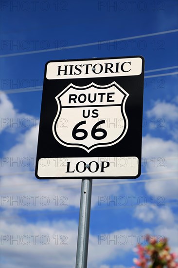 Sign in Seligman on historic Route 66 in the Wild West. Seligman