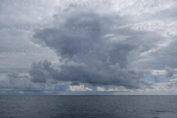 Dramatic cloudy sky over the North Sea