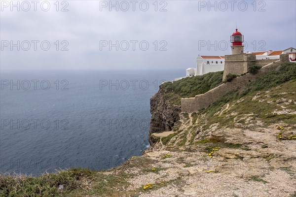 Lighthouse on cliff