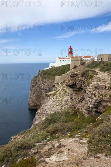 Lighthouse on cliff