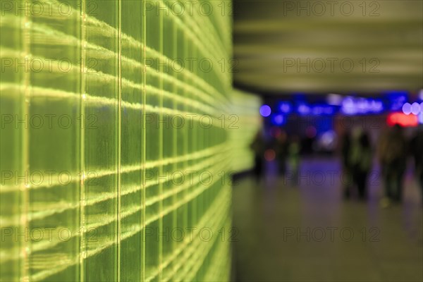 Passers-by in underground passage Passerelle