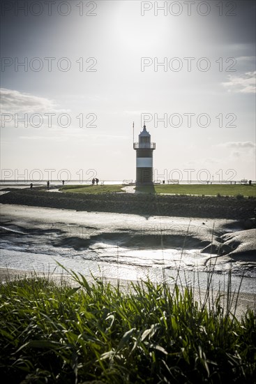 Black and white lighthouse