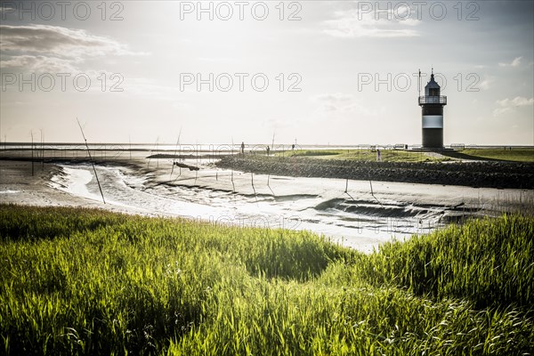 Black and white lighthouse