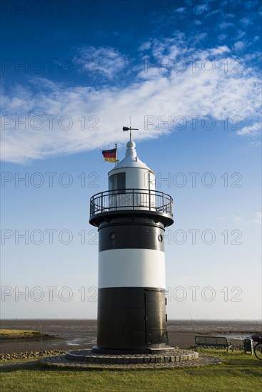 Black and white lighthouse