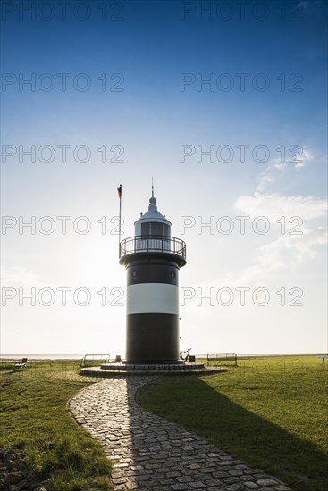 Black and white lighthouse