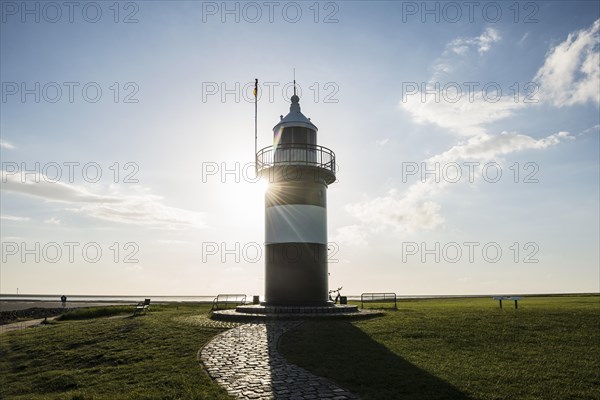 Black and white lighthouse