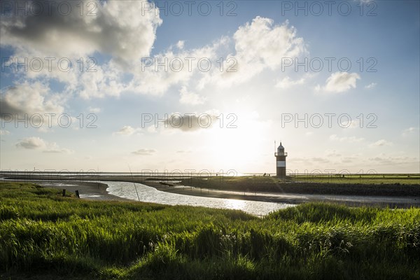 Black and white lighthouse