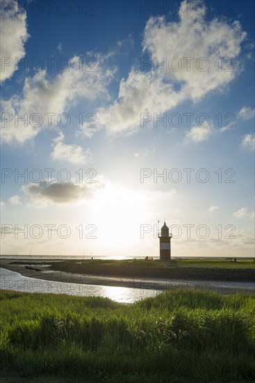 Black and white lighthouse