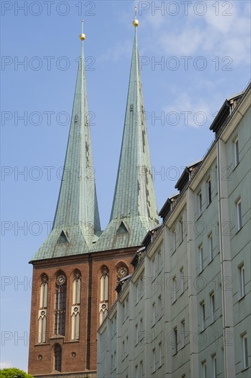 Nikolaikirche in the Nikolaiviertel quarter