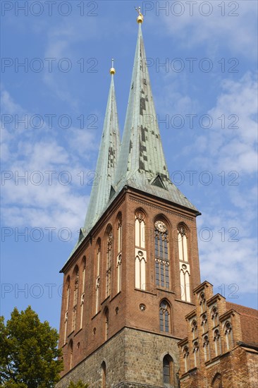 Nikolaikirche in the Nikolaiviertel quarter