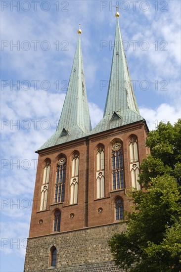 Nikolaikirche in the Nikolaiviertel quarter