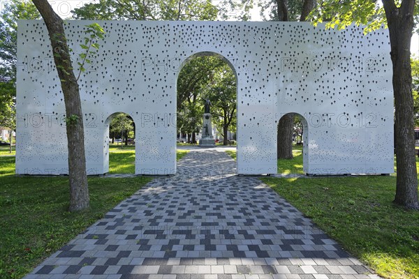 Gate in a park