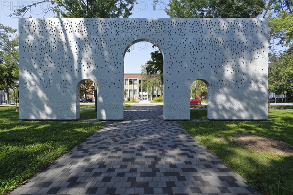 Gate in a park