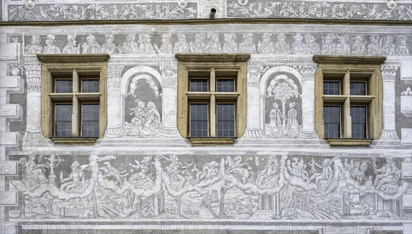 Historical Old Town with Sgraffito House