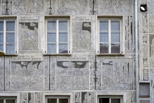 Historical Old Town with Sgraffito House