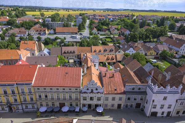 View of the old town from the church tower