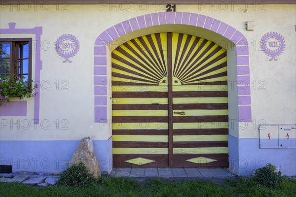 Gate in the Baroque farming village