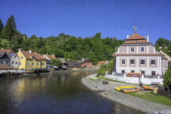 View of Vltava River from bridge