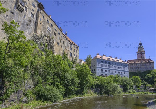 View up to the castle