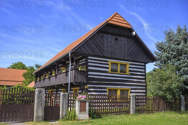 Old wooden house in the village