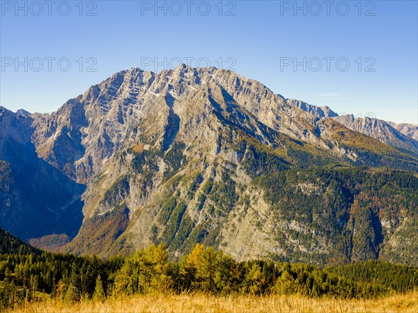 Watzmann with east face in autumn